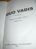 Quo vadis - Henryk Sienkiewicz editia 2