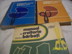 manual de croitorie pt barbati [vol I +II + III--1973 ] si 1977 foto