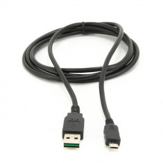 Gembird Cable double-sided USB 2.0 AM to Micro-USB cable black foto