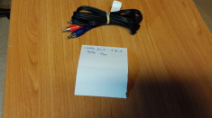 Cablu Jack - 3 RCA Tata 1m foto