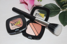 Fard de obraz in 3 nuante Loreal Trio Infaillible Blush Sculpt + Pensula cadou foto