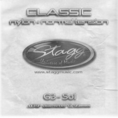 Coarda nylon chitara clasica tensiune mare Stagg CLH-G3N foto