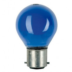 Bec Showtec BC Bulb Showtec B22 G45 240V 15W, Blue foto