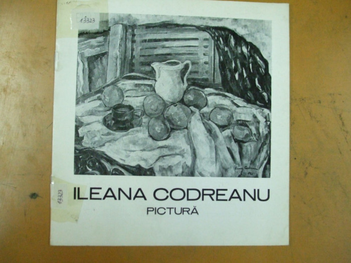 Ileana Codreanu pictura catalog expozitie Bucuresti 1982 Caminul Artei