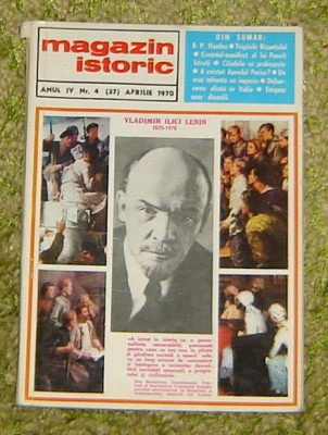Revista Magazin Istoric anul IV nr 4 (37) Aprilie 1970 foto