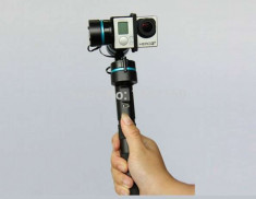 Stabilizator imagine Feiyu Tech FY G3 + camera gopro hero 3+ foto