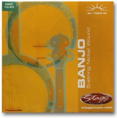 Set corzi nichel pentru banjo Stagg BJ-1023-NI foto