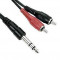 Cablu Jack 3.5 la 2 RCA tata, 3m Stage Line MCA-302