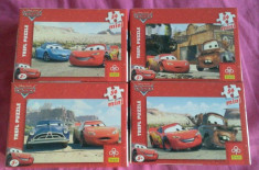 Set 4 Mini Puzzle Trefl 54 piese - Disney-Pixar Cars (tip 2) foto