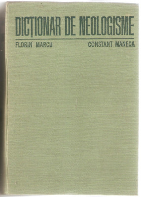 Florin Marcu -Dictionar de neologisme foto