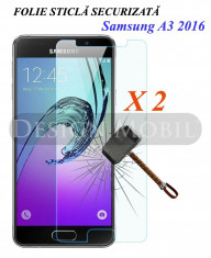 2X FOLIE DE STICLA SAMSUNG GALAXY A3 (2016) TEMPERED GLASS SUPER OFERTA (2 BUC) foto