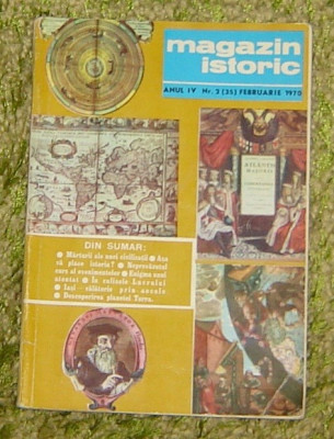 Revista Magazin Istoric anul IV nr 2 (35) Februarie 1970 foto