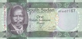 Bancnota Sudanul de Sud 1 Pound (2011) - P5 UNC