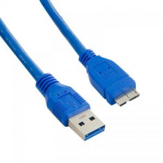 4World Cablu USB 3.0 - Micro USB blue foto