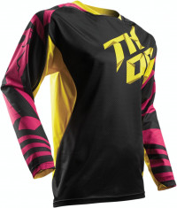 MXE Tricou motocross copii Thor Fuse Air Dazz Culoare Purpuriu/Galben Cod Produs: 29121376PE foto