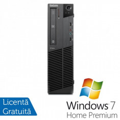 Calculatoare Lenovo Thinkcentre M91p SFF, Intel Core i5-2400, 3.1GHz, 4Gb DDR3, 320Gb HDD, DVD-RW + Windows 7 Home Premium foto