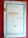 39. Petru Stamatiadi - Genesa - Ed. Casa Scoalelor 1925 ,Introd.si Lexic E.Grigoras 141 pag