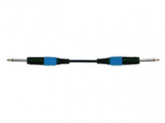 Cablu audio Jack 6.3 la Jack 6.3 (stereo) Blue Tech Cbl-011B-5m foto