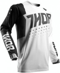 MXE Tricou motocross copii Thor Pulse Aktiv Alb/Negru Cod Produs: 29121396PE foto