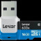 16GB mSDHC HP CLS10 UHS-I 95MB/s + adaptor USB 3.0