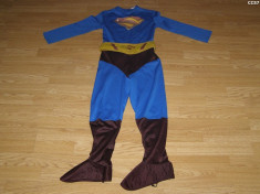 costum carnaval serbare superman pentru copii de 10-11-12 ani foto