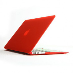 Carcasa protectie slim din plastic lucios pentru Macbook Pro Retina 13.3&amp;quot;, rosie foto