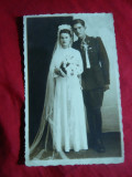 Fotografie de nunta - Mire militar , interbelica
