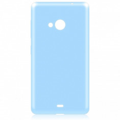 Husa silicon TPU Microsoft Lumia 535 Ultra Slim transparenta bleu foto