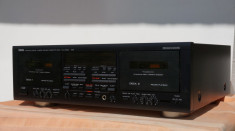 Dublu casetofon deck Yamaha KX-W952 cu telecomanda foto