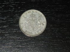 Moneda argint 200 lei Romania 1942, regele Mihai I foto