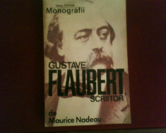 Maurice Nadeau Gustave Flaubert scriitor, tiraj 3030 exemplare foto
