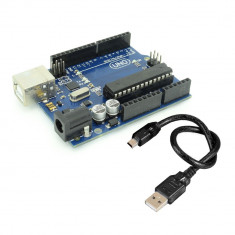 Clona Arduino UNO R3 (ATmega328p + ATmega16u2) &amp;amp;#351;i Cablu 50 cm foto