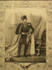 Bibescu Voda, Lithografie 1843 foto