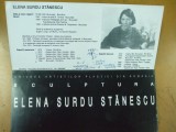 Elena Surdu Stanescu sculptura pliant prezentare