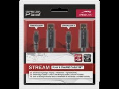 STREAM Play &amp;amp; Charge Cable Set (2 cabluri) PS3 foto