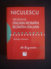 GEORGE LAZARESCU - DICTIONAR DE BUZUNAR ITALIAN ROMAN SI ROMAN ITALIAN foto