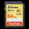 64GB SDXC Extreme U3 CLS10 90MB/s
