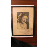 GE - Fotografie foto tablou veche frumoasa Amorina fiica generalului Trincu