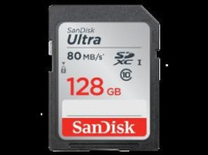 128GB SDXC Ultra CLS10 80MB/s UHS-I foto