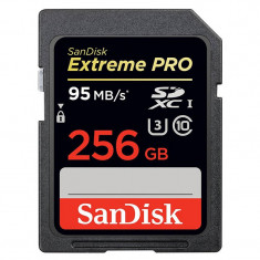 Card Sandisk SDXC Extreme Pro 256GB Clasa 10 UHS-I U3 95MB/s foto