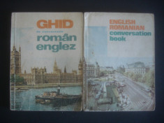 GHID DE CONVERSATIE ROMAN ENGLEZ SI ENGLEZ ROMAN 2 volume foto