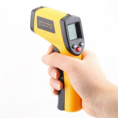 Termometru cu INFRAROSU Digital fara atingere NON CONTACT cu punct Laser PRET foto