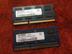 Kit Memorie RAM laptop Elpida 4GB DDR3 ( 2 x 2GB ) Dual Channel 1333 MHz foto