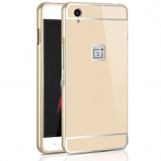 BUMPER METALIC ONEPLUS X - BONUS FOLIE PROTECTIE foto