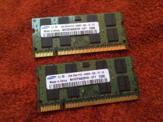 Kit Memorie RAM laptop Samsung 4GB DDR2 ( 2 x 2GB ) Dual Channel PC2 6400 foto