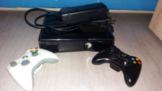 Xbox 360 ELITE 500gb modat + 2 manete wireless + kinect foto