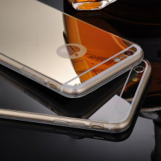 Husa iPhone 7 TPU Ultra Thin Mirror Black foto