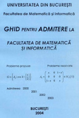 Ghid pentru admiterea la Facultatea de Matematica si Informatica foto