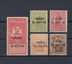 1915 TIMBRE DE AJUTOR - SERIE MNH foto