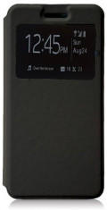 Husa tip carte cu stand neagra (cu decupaj frontal) pentru telefon Allview V2 Viper i 4G foto